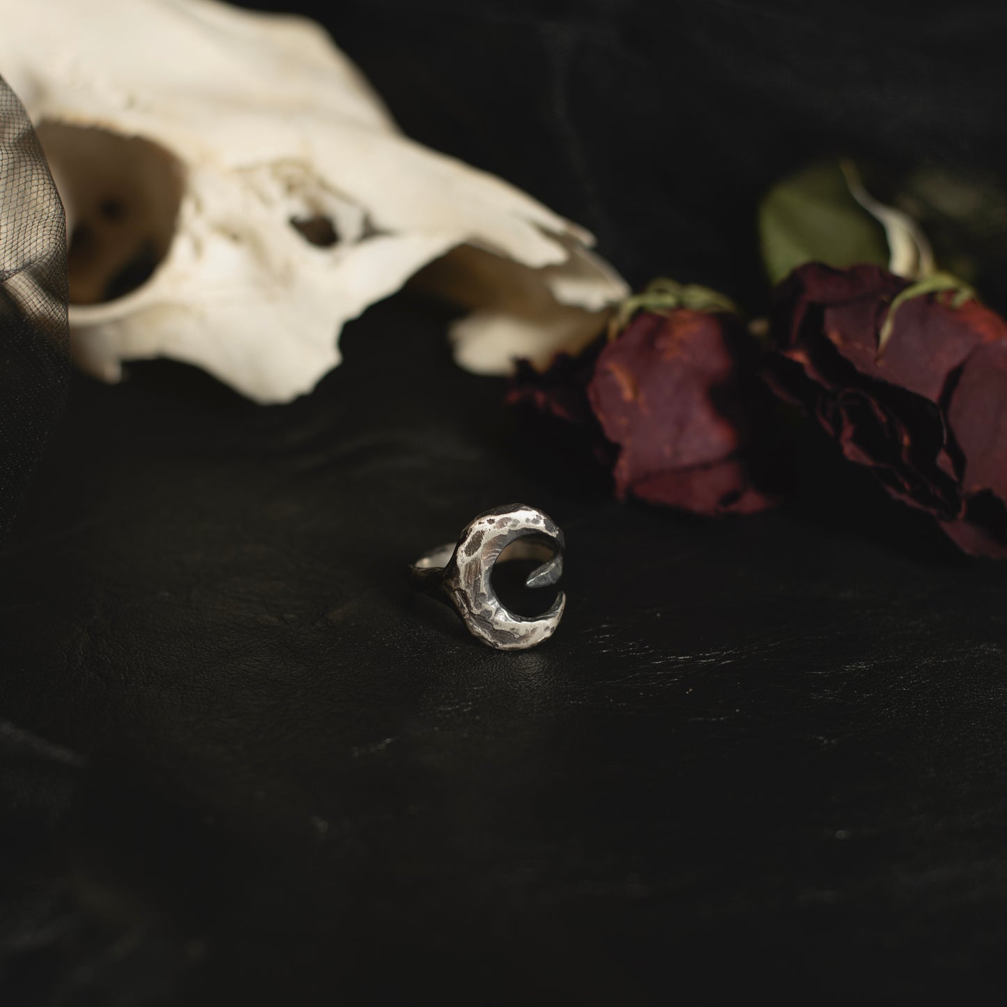 Lunar Ring // Sterling Silver