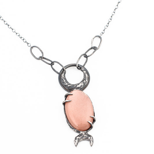 All B*tches Die Necklace// Sunstone