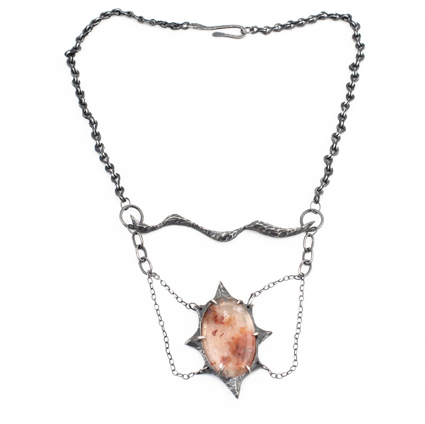 Crusher Necklace // Rutilated Quartz
