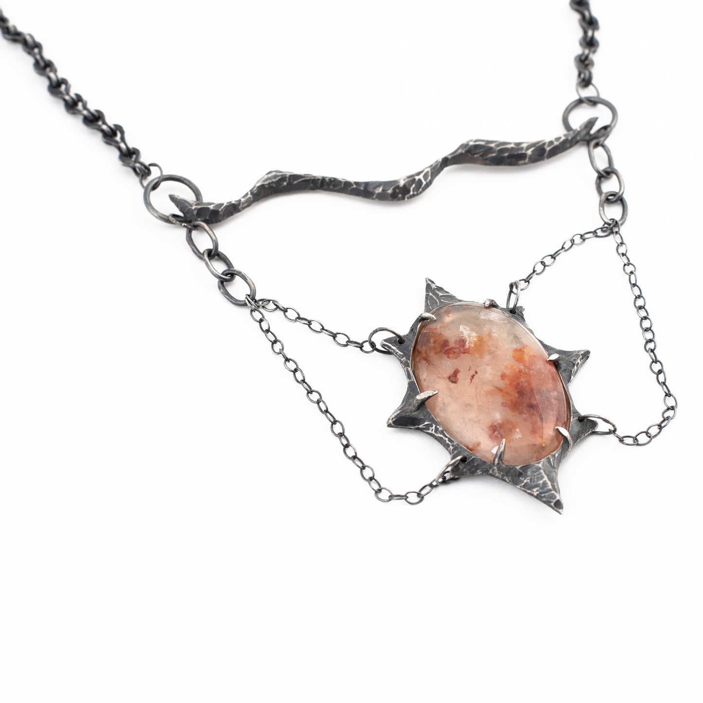 Crusher Necklace // Rutilated Quartz