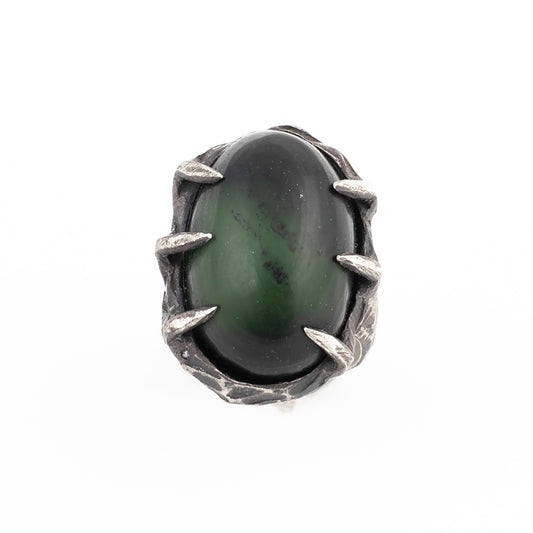 LA Looks Ring // Green Serpentine