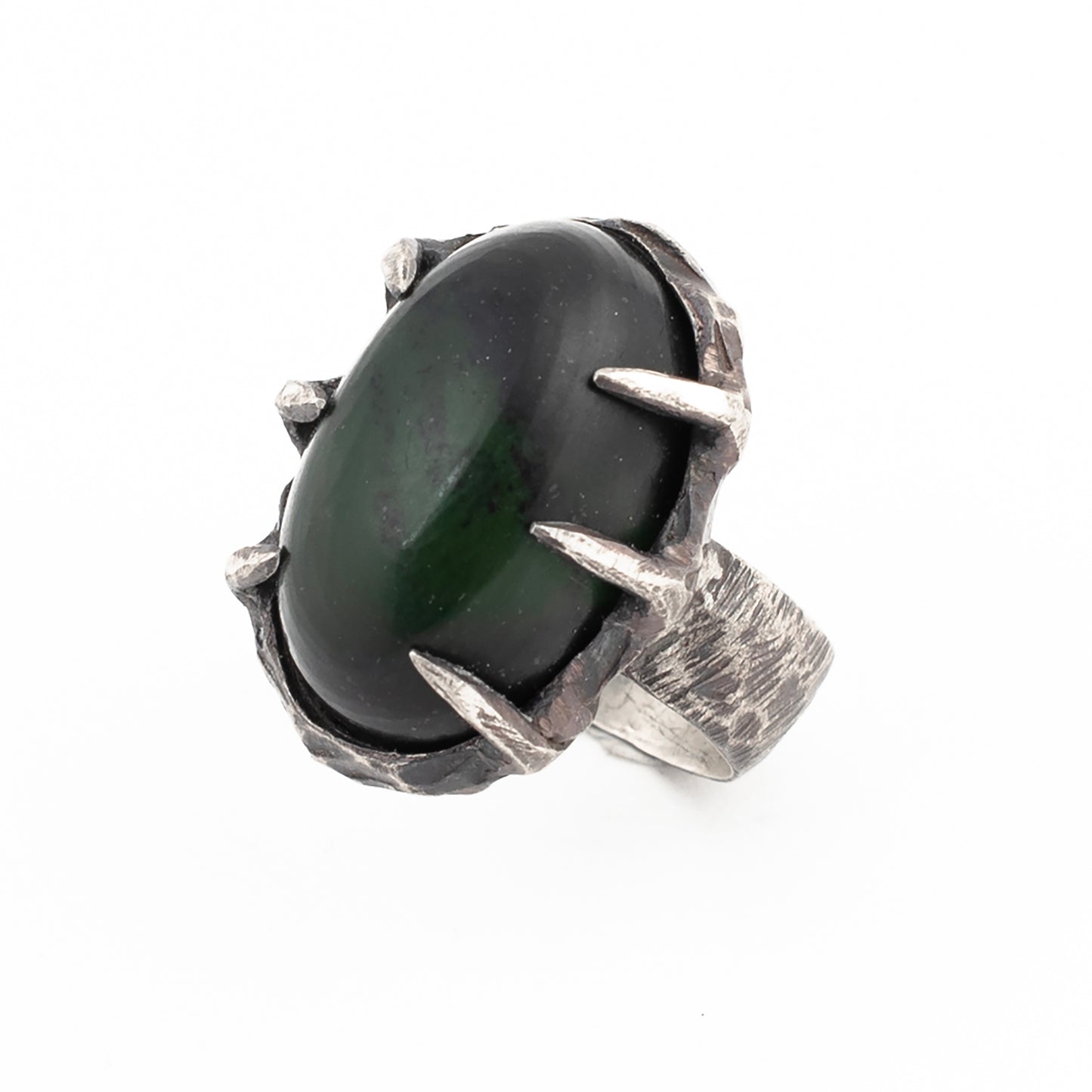 LA Looks Ring // Green Serpentine