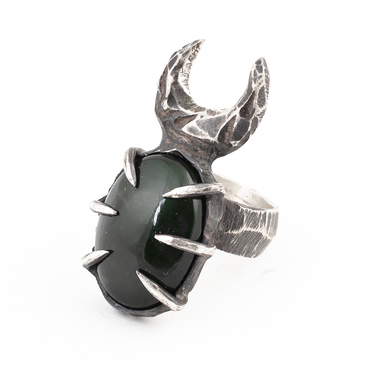 Wild Wind Ring // Green Serpentine