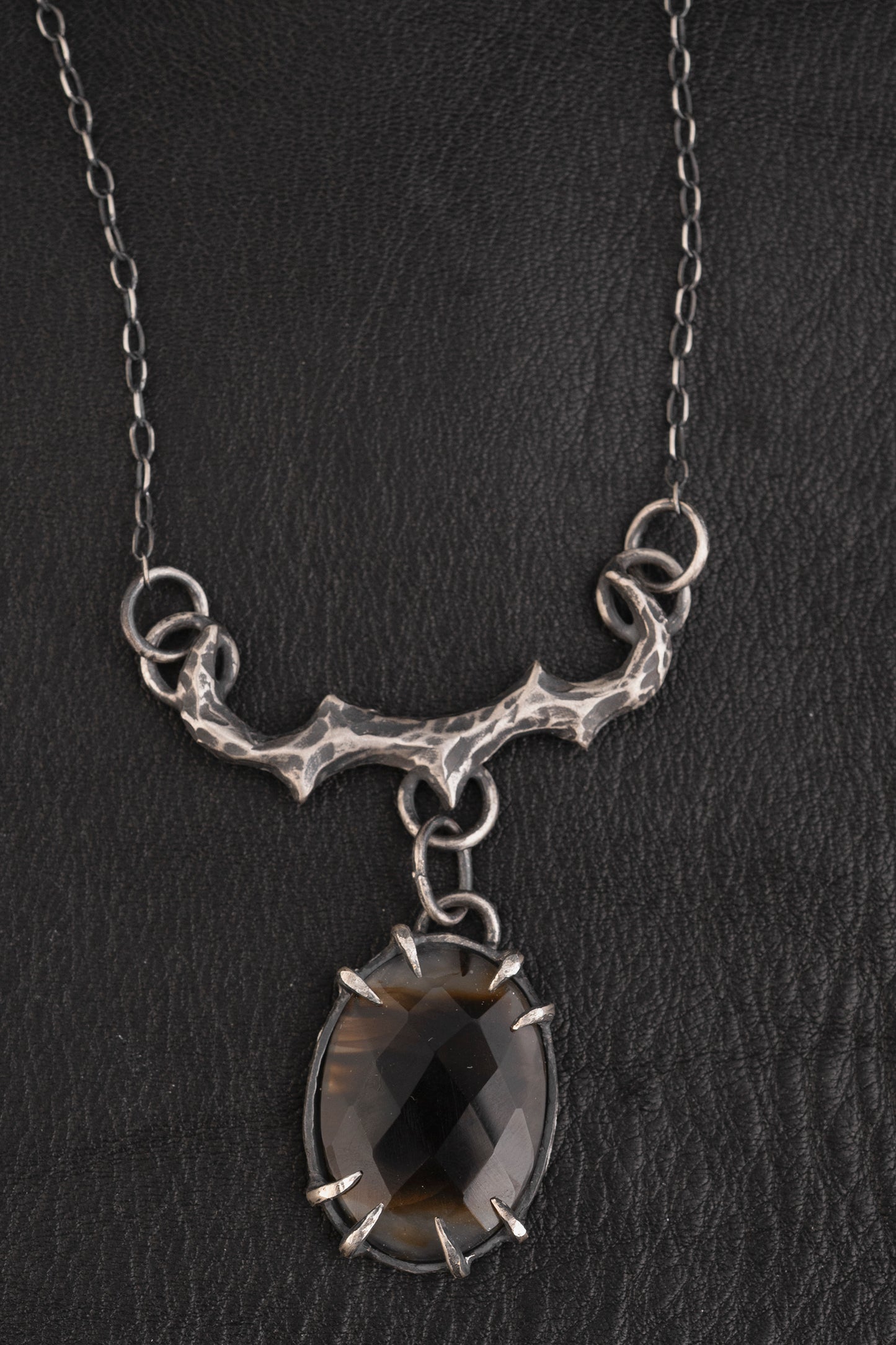 Lovers Of The Night Necklace // Montana Agate