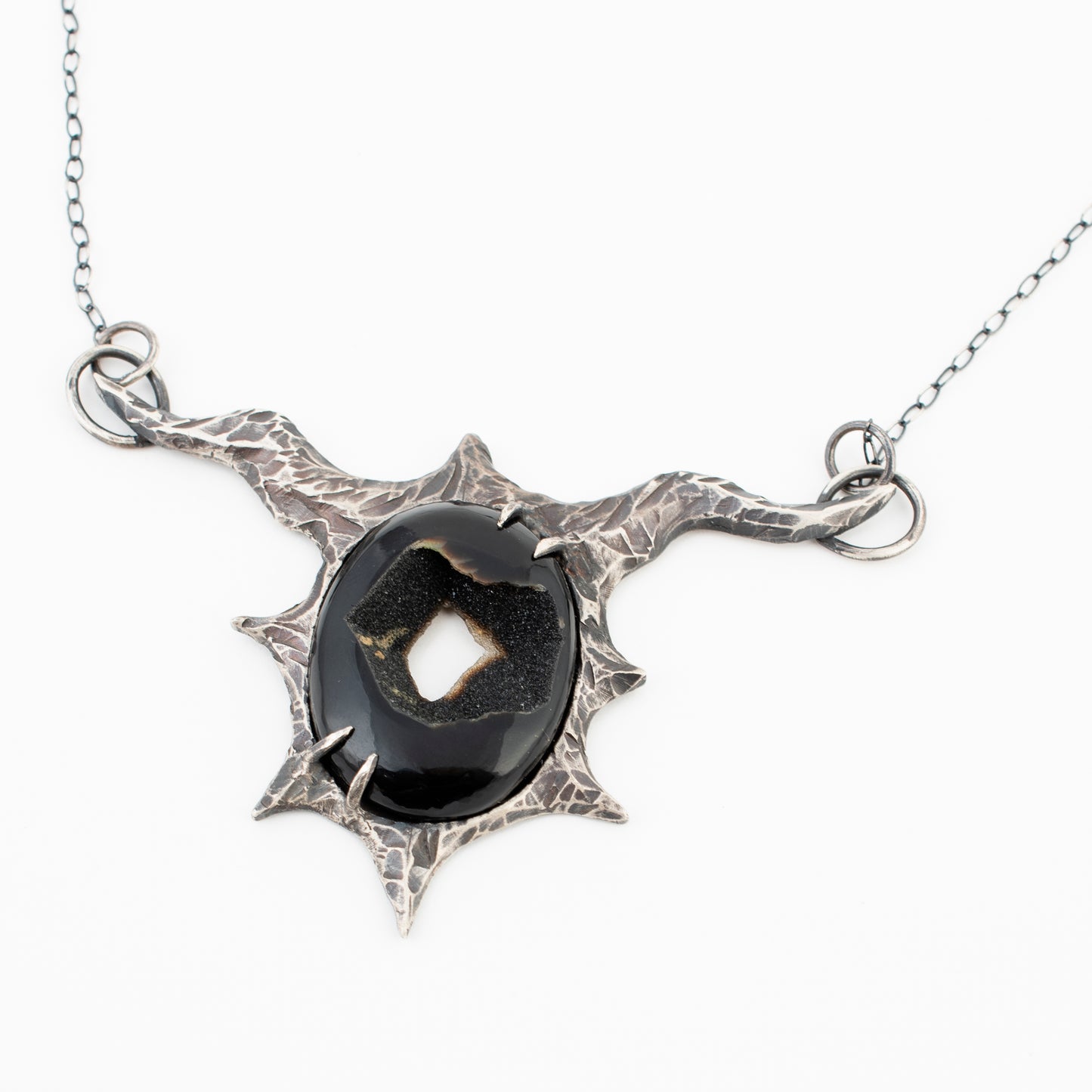 Night Necklace // Onyx Druzy