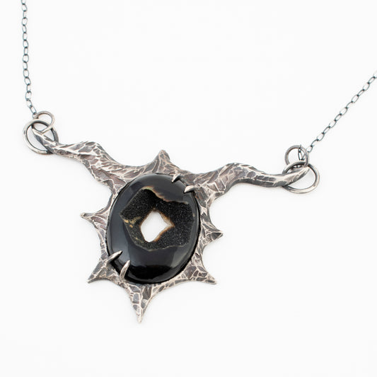 Night Necklace // Onyx Druzy