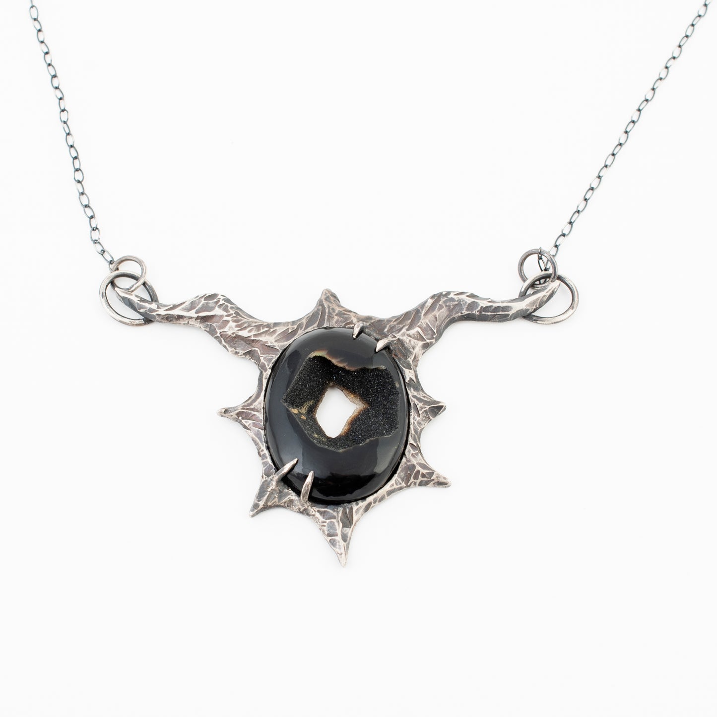 Night Necklace // Onyx Druzy