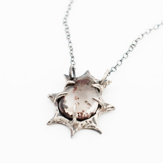 Triumph Necklace // Garden Quartz // Lodolite