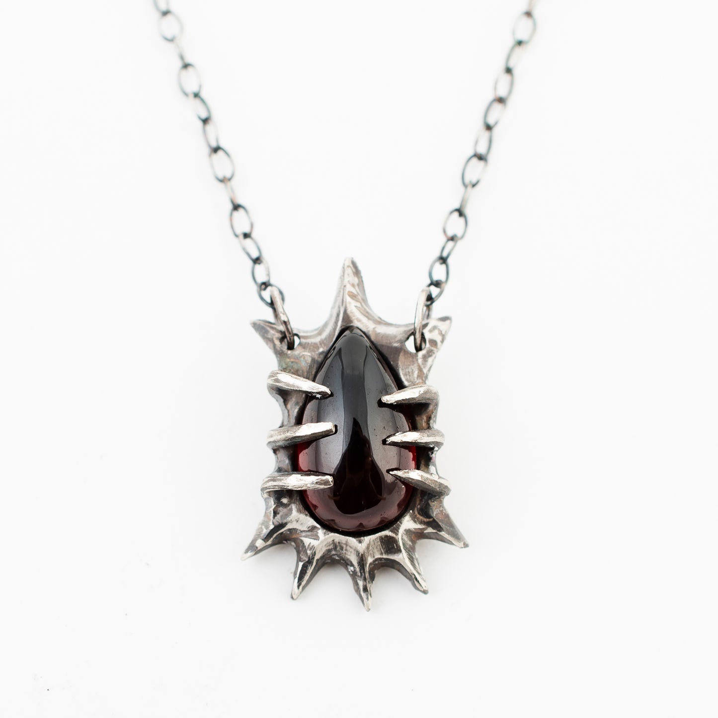 All Worries Necklace // Garnet