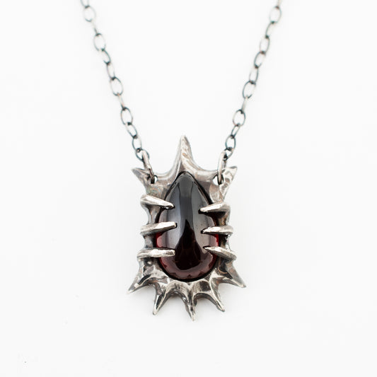 All Worries Necklace // Garnet