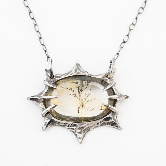 Glimmer Necklace // Dendritic Quartz