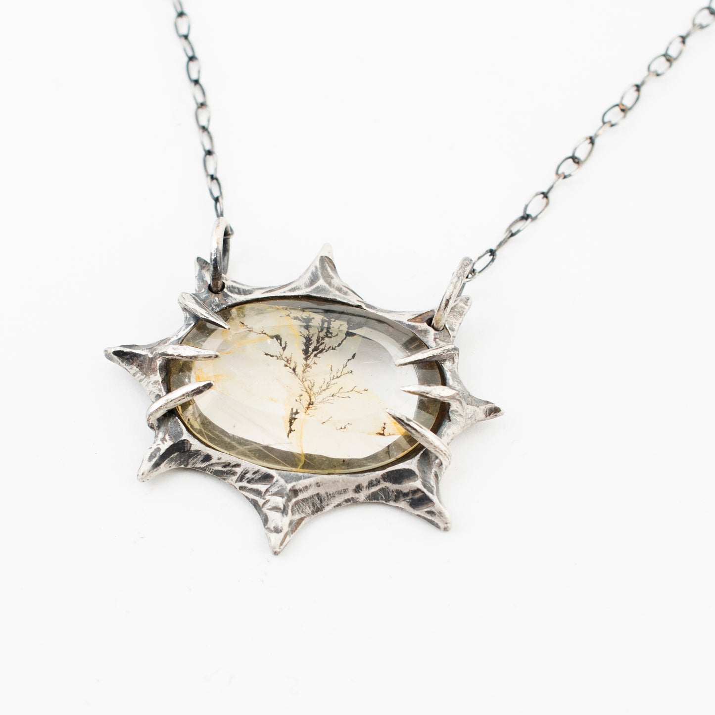 Glimmer Necklace // Dendritic Quartz
