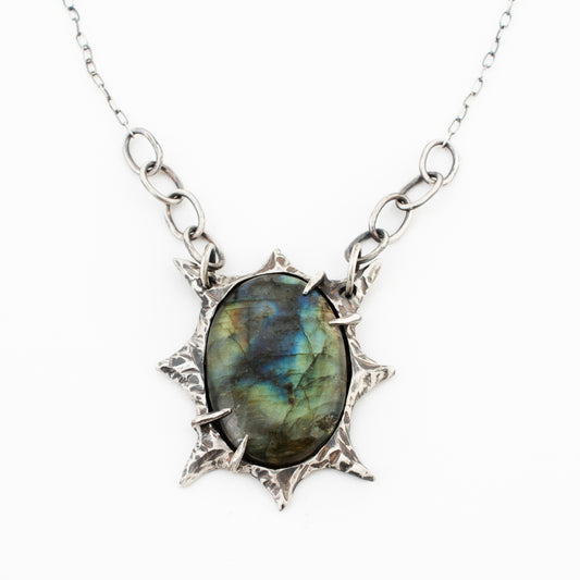 Water Necklace // Labradorite