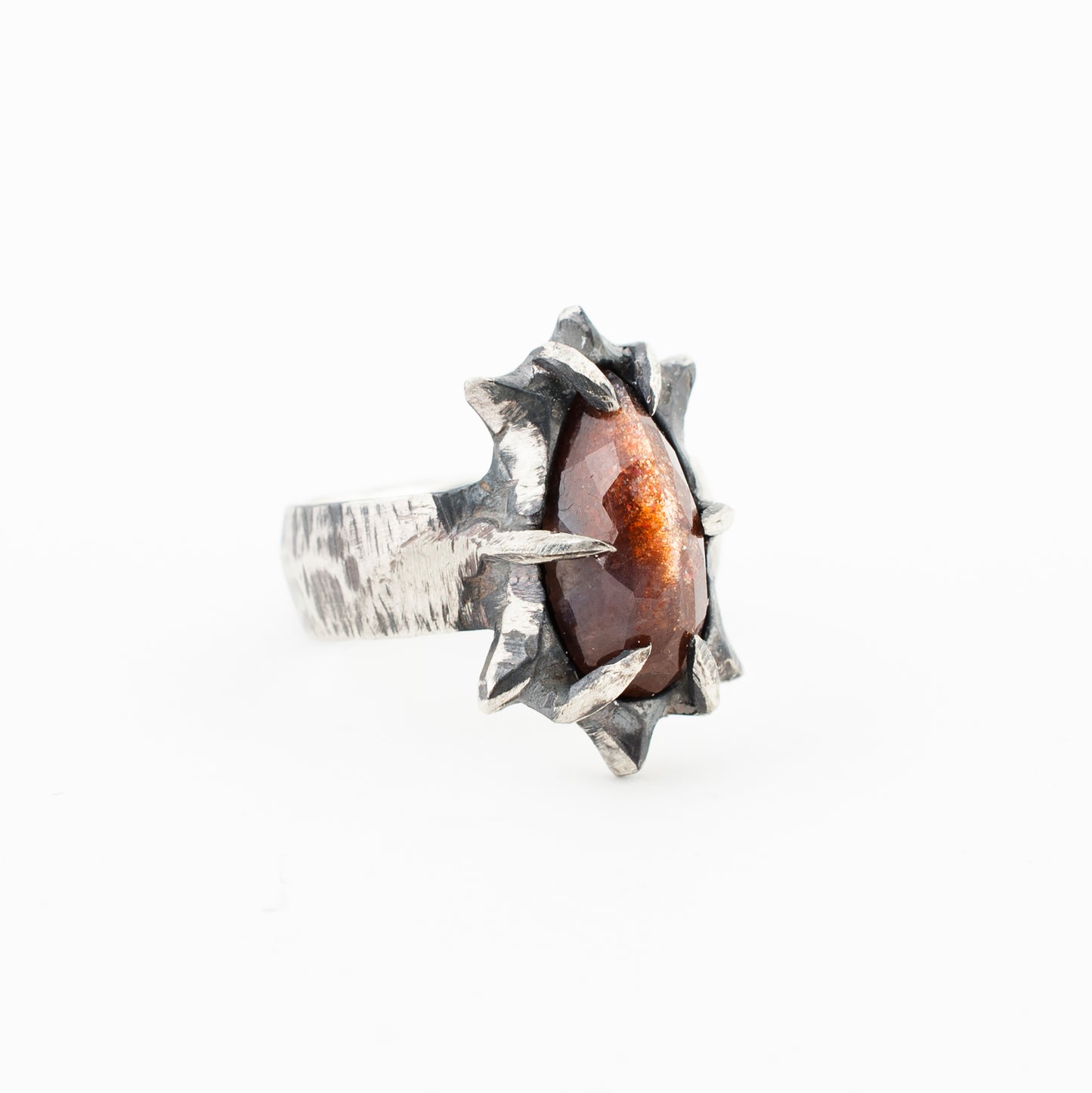 Goes Wrong Ring // Iolite Sunstone
