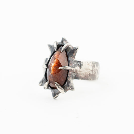 Goes Wrong Ring // Iolite Sunstone