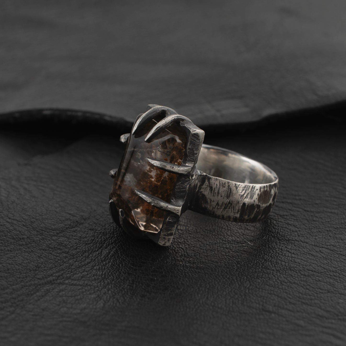 Woe Ring // Garden Quartz // Lodolite