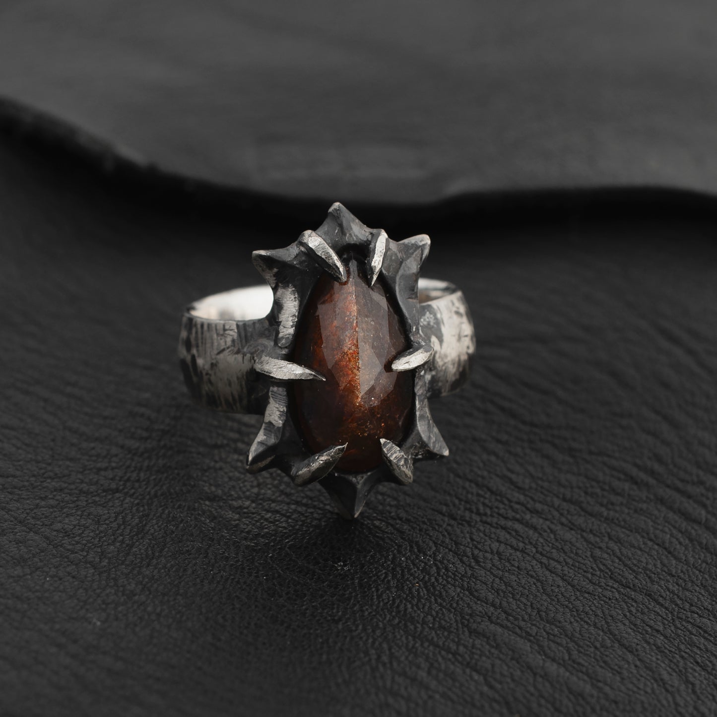 Goes Wrong Ring // Iolite Sunstone