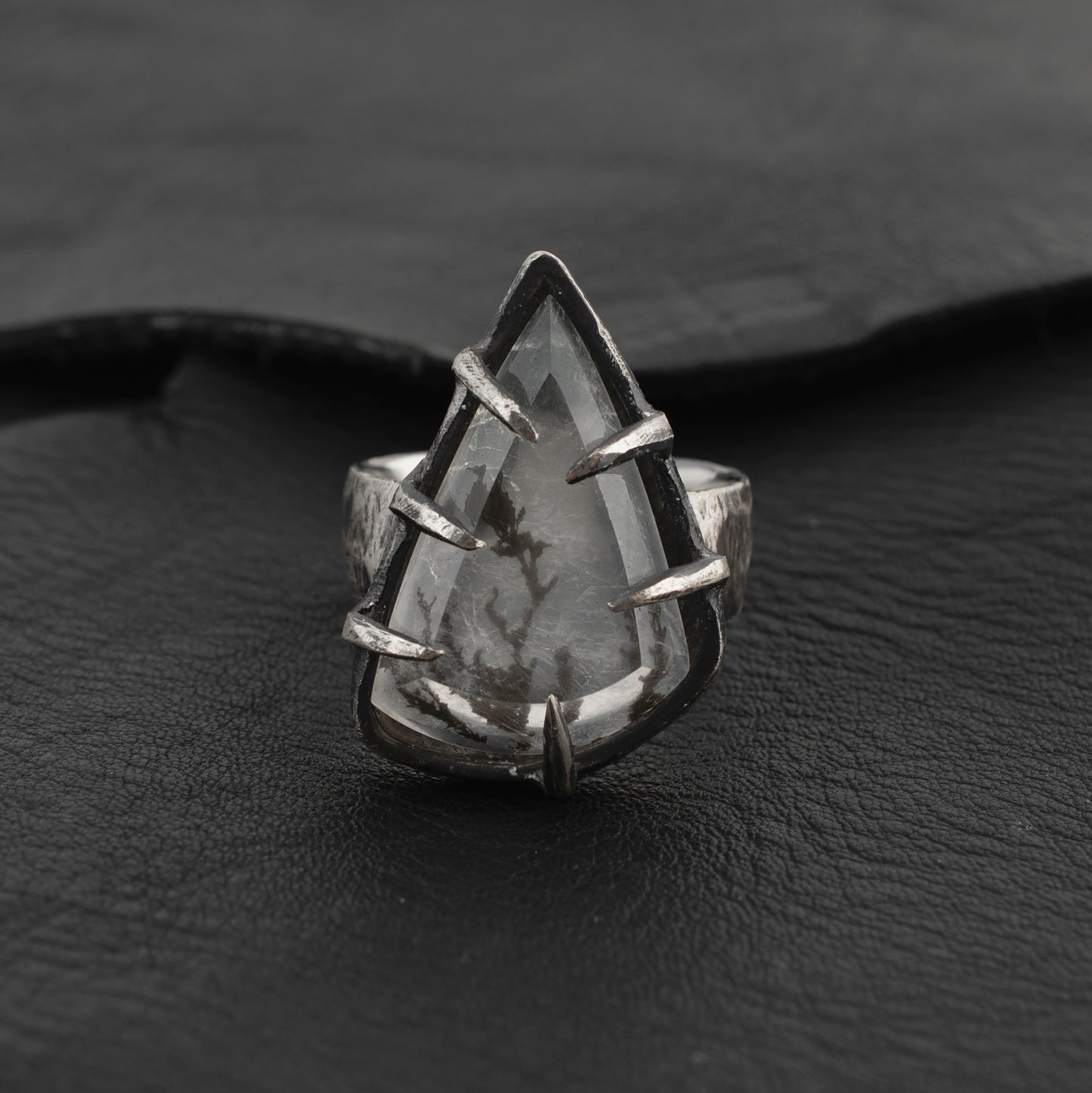 Permanent Embrace Ring // Dendritic Quartz