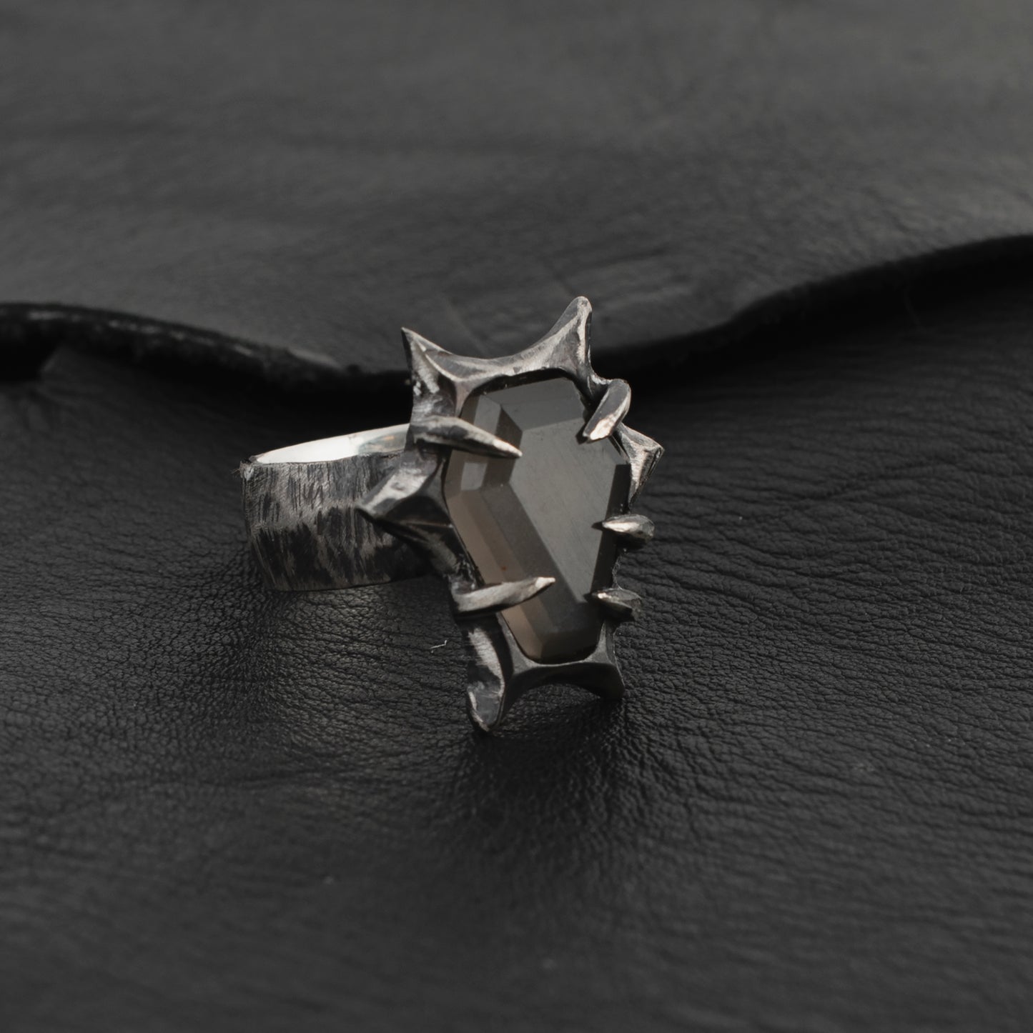 Let Go Ring // Grey Moonstone