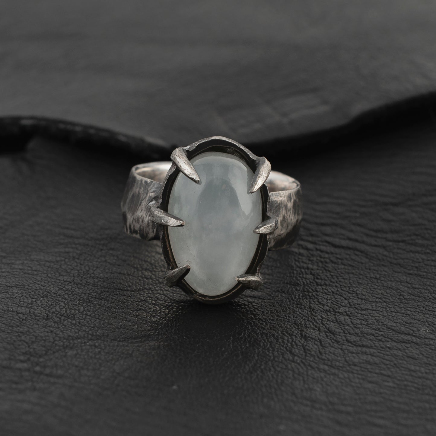 More Than Death Ring // White Moonstone