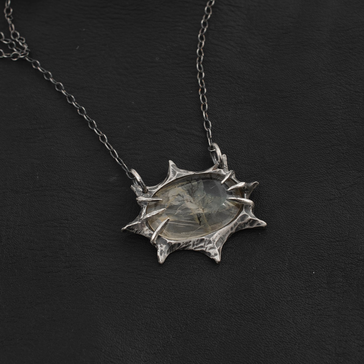 Glimmer Necklace // Dendritic Quartz