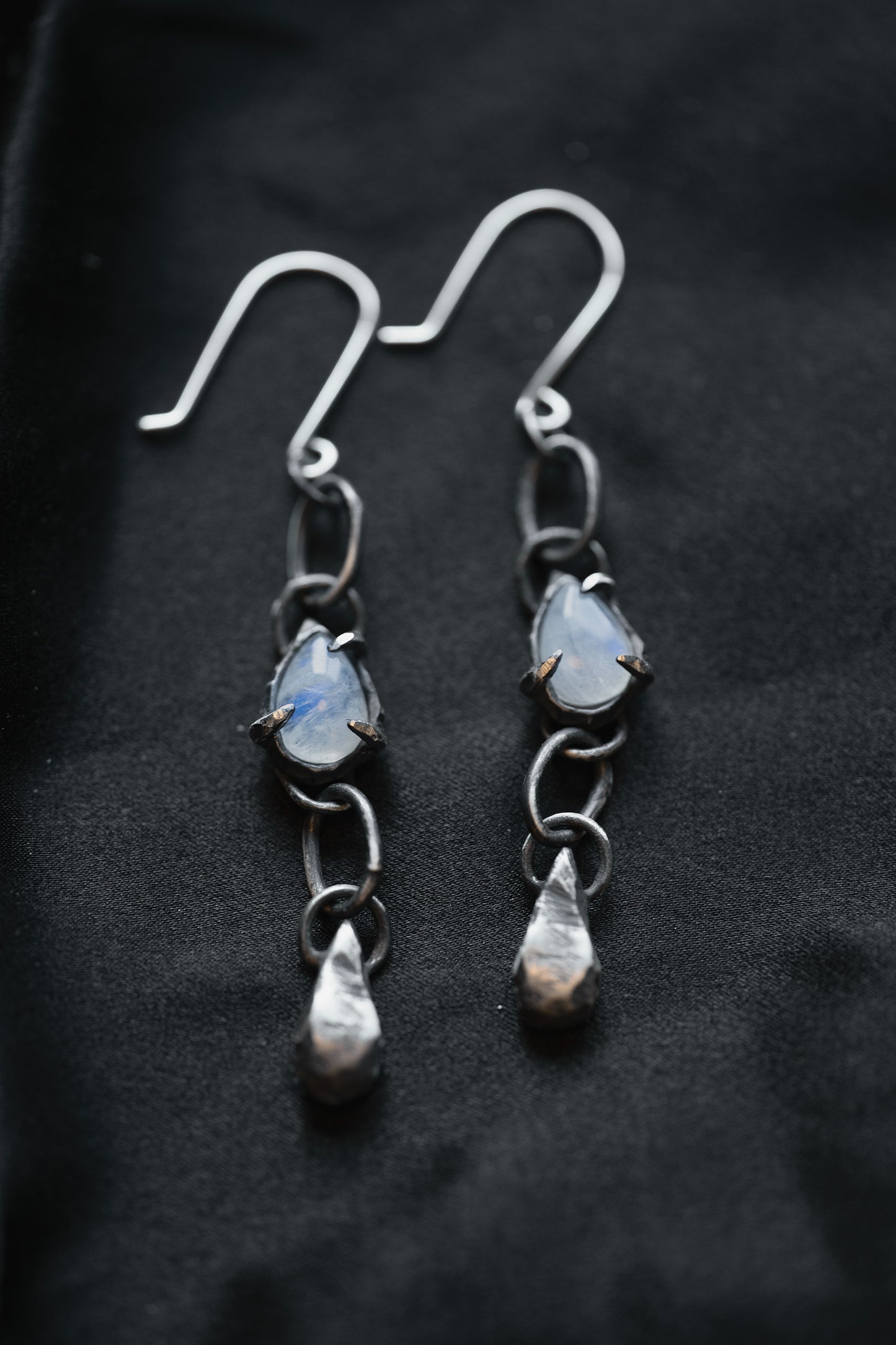 Tear Earring // Multiple Stone Options