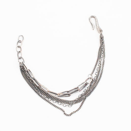 Many Chains Bracelet // Sterling Silver