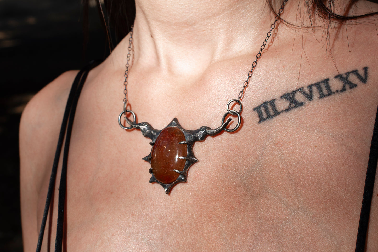 Visions Of You Necklace // Rutilated Quartz