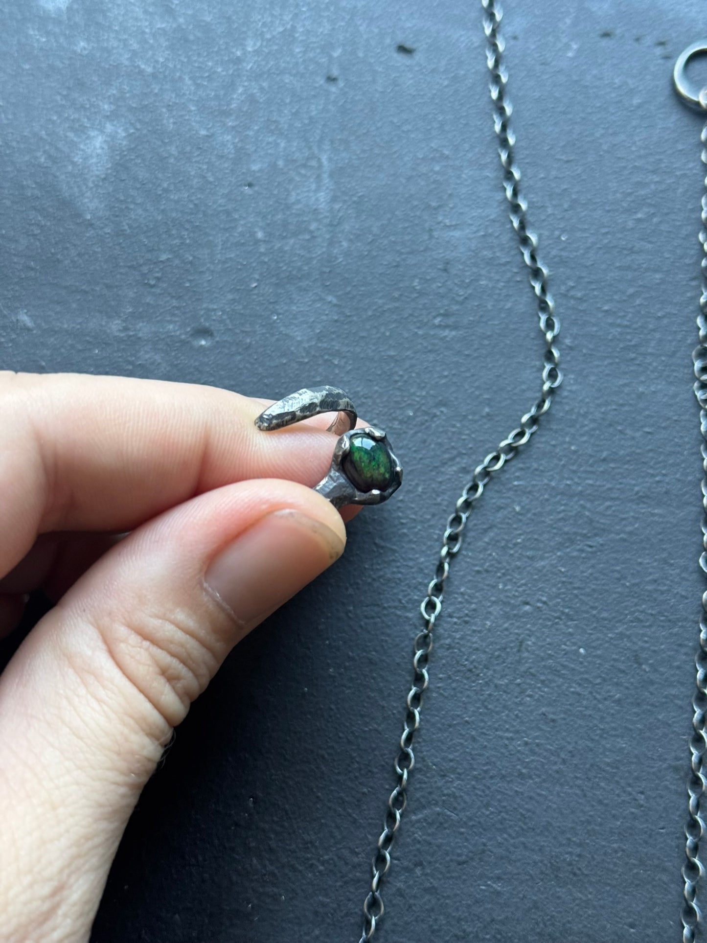 Sept Ring // Black Opal