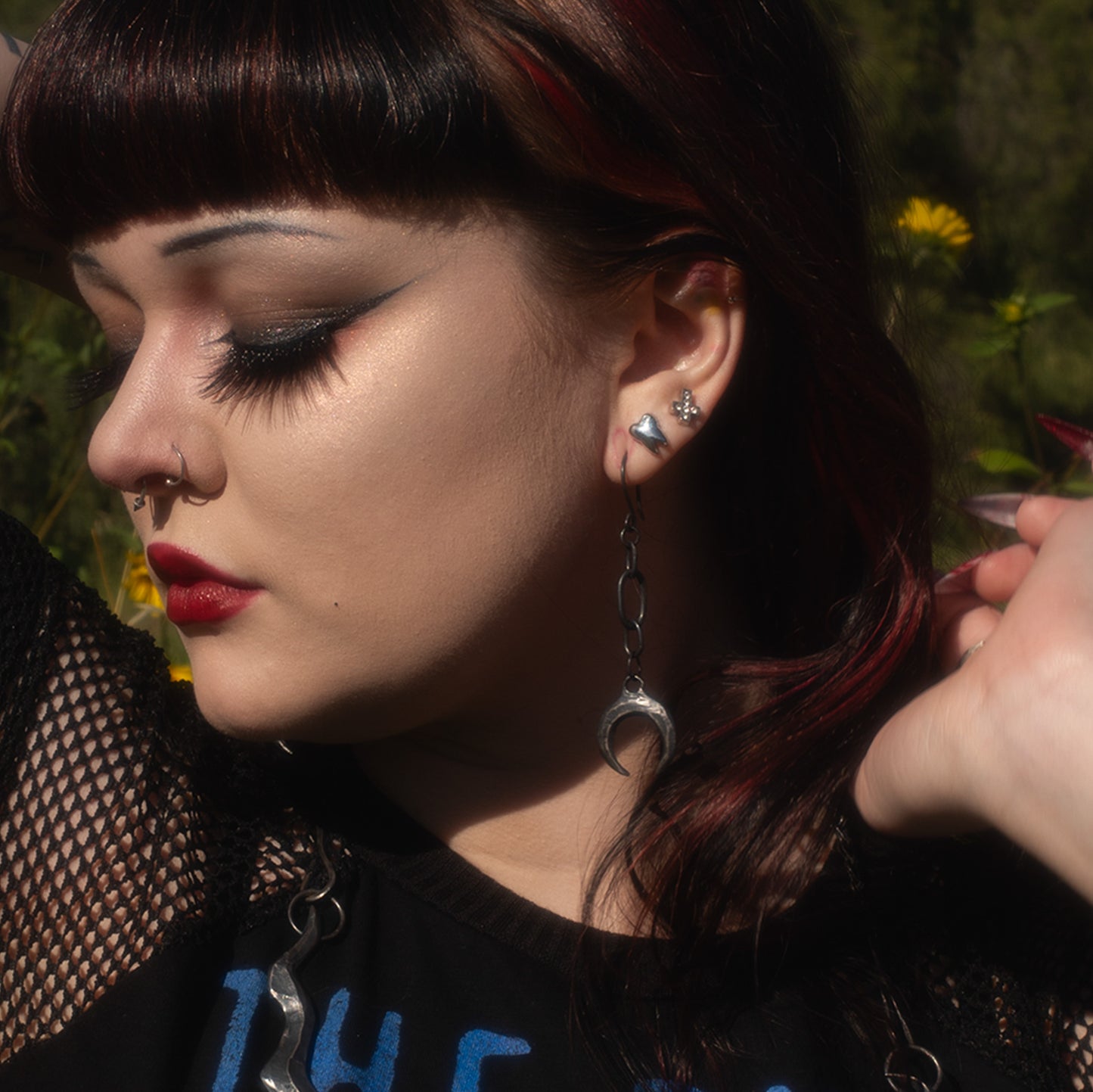 Cyanide Earring // Sterling Silver