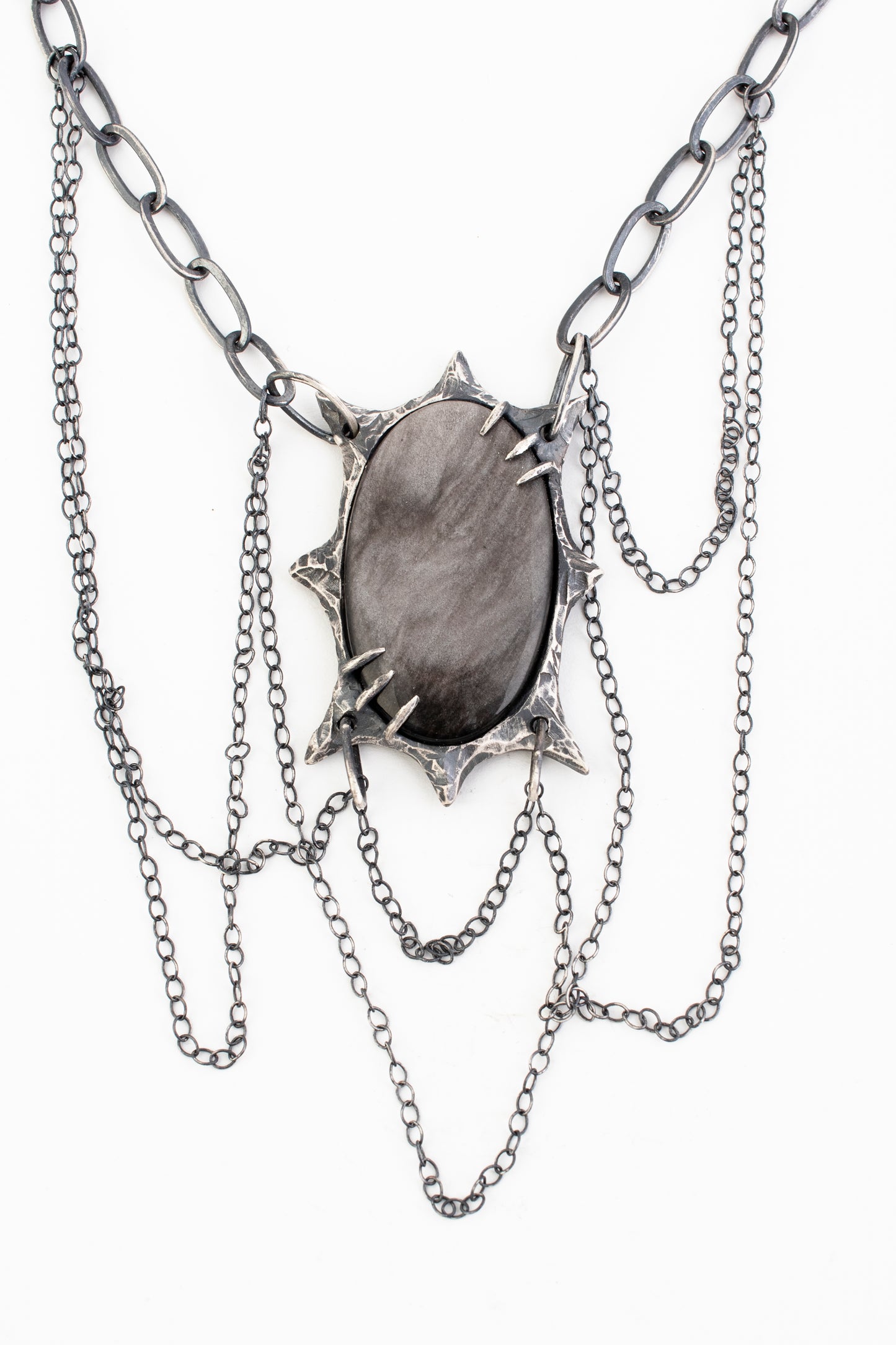 Trust Necklace // Obsidian