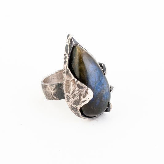 Girl On Girl Ring // Labradorite