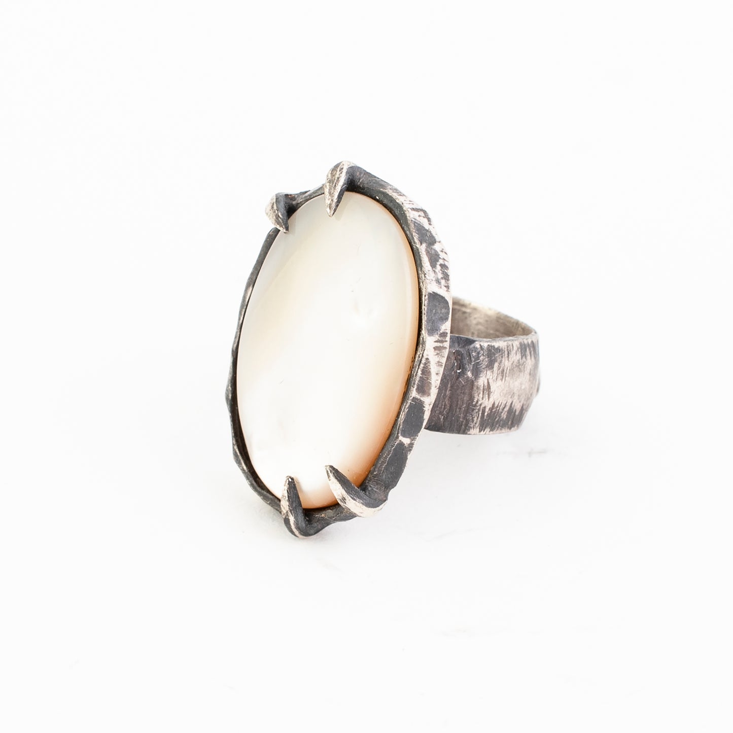 Sewer Sickness Ring // Mother Of Pearl