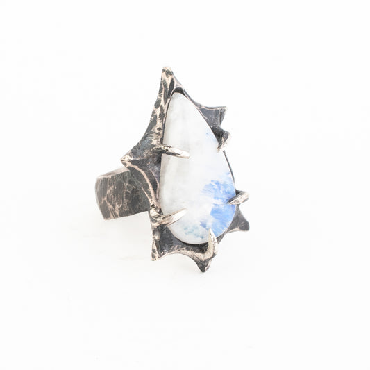 Cruel Ring // Rainbow Moonstone