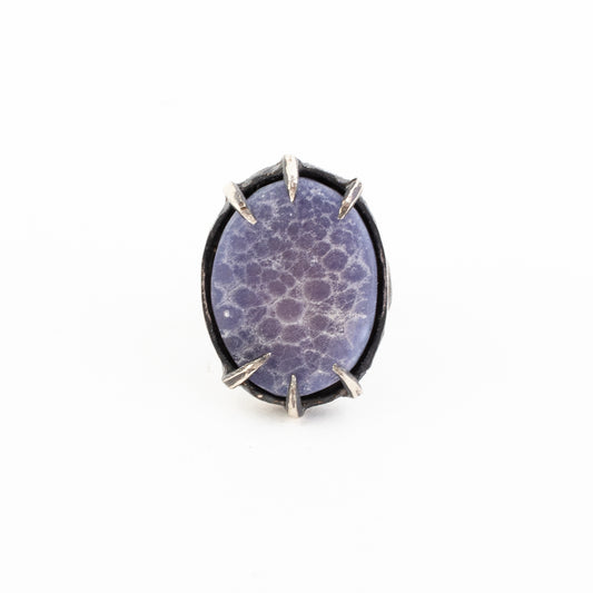 Headless Eyes Ring // Grape Agate