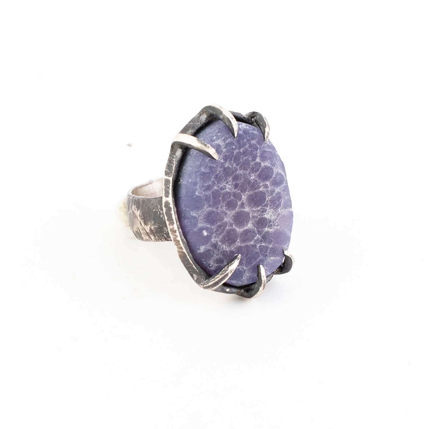 Headless Eyes Ring // Grape Agate