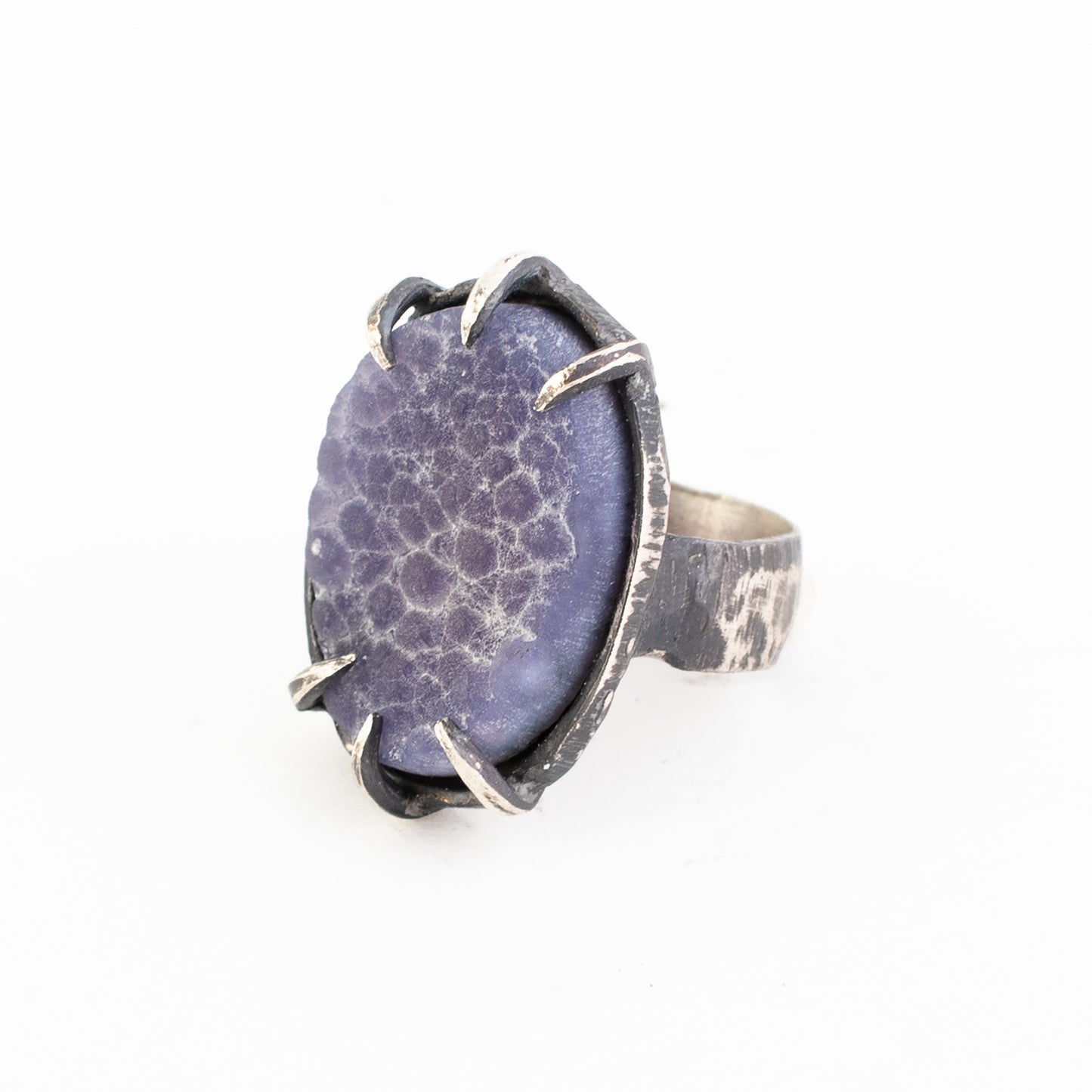 Headless Eyes Ring // Grape Agate