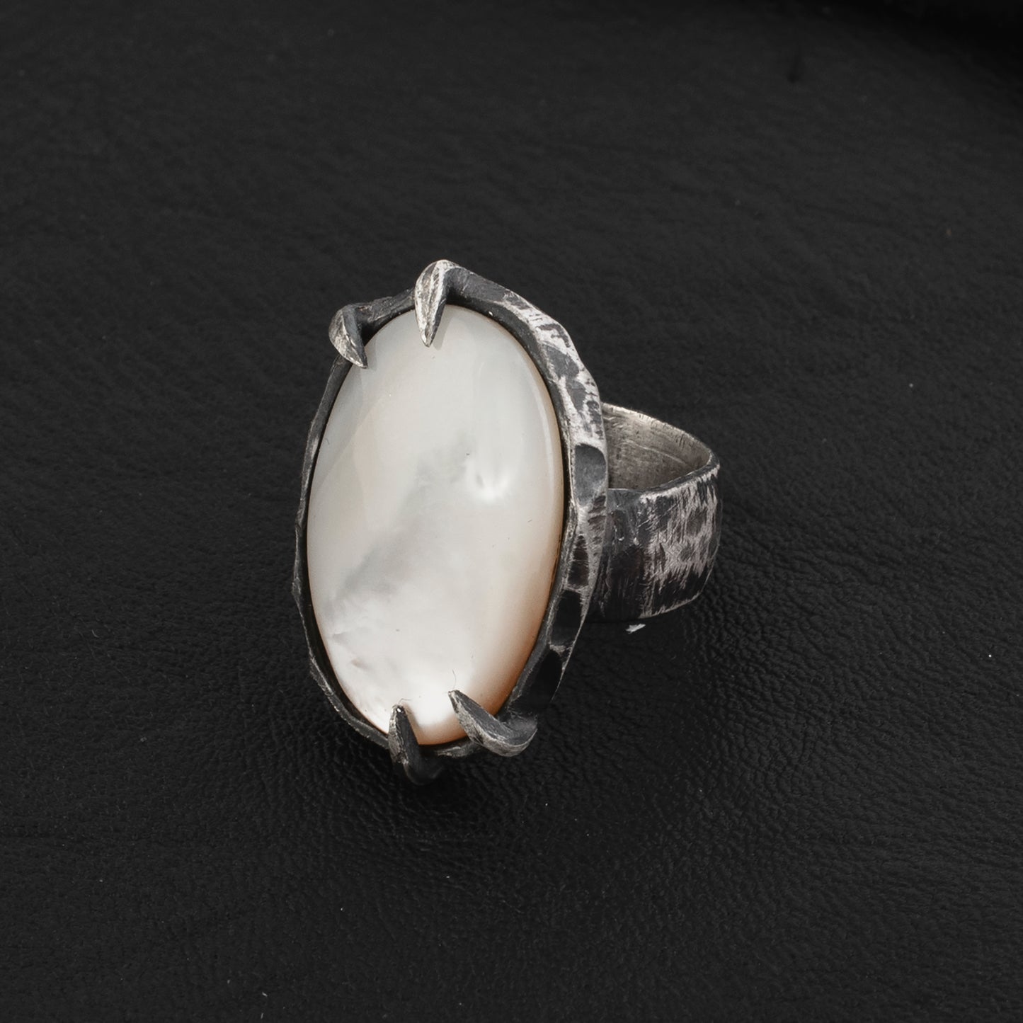 Sewer Sickness Ring // Mother Of Pearl