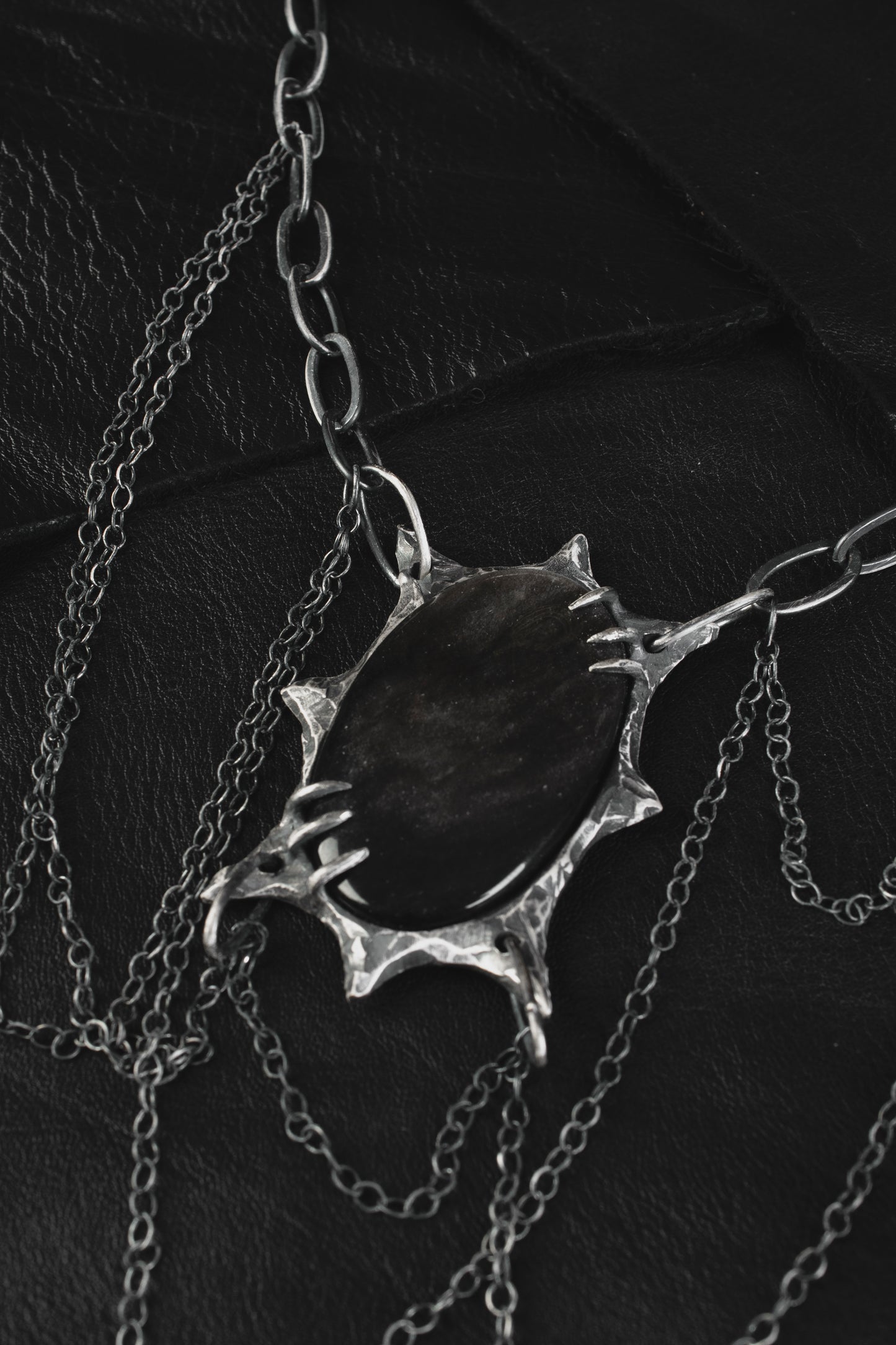 Trust Necklace // Obsidian