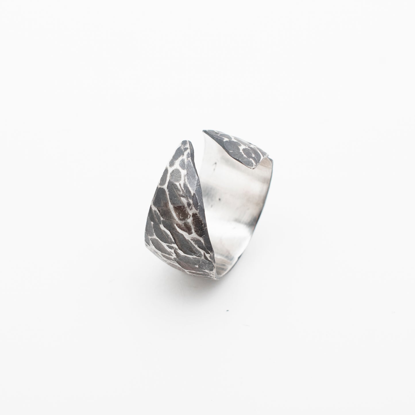 I - Cyber Care Ring // Sterling Silver