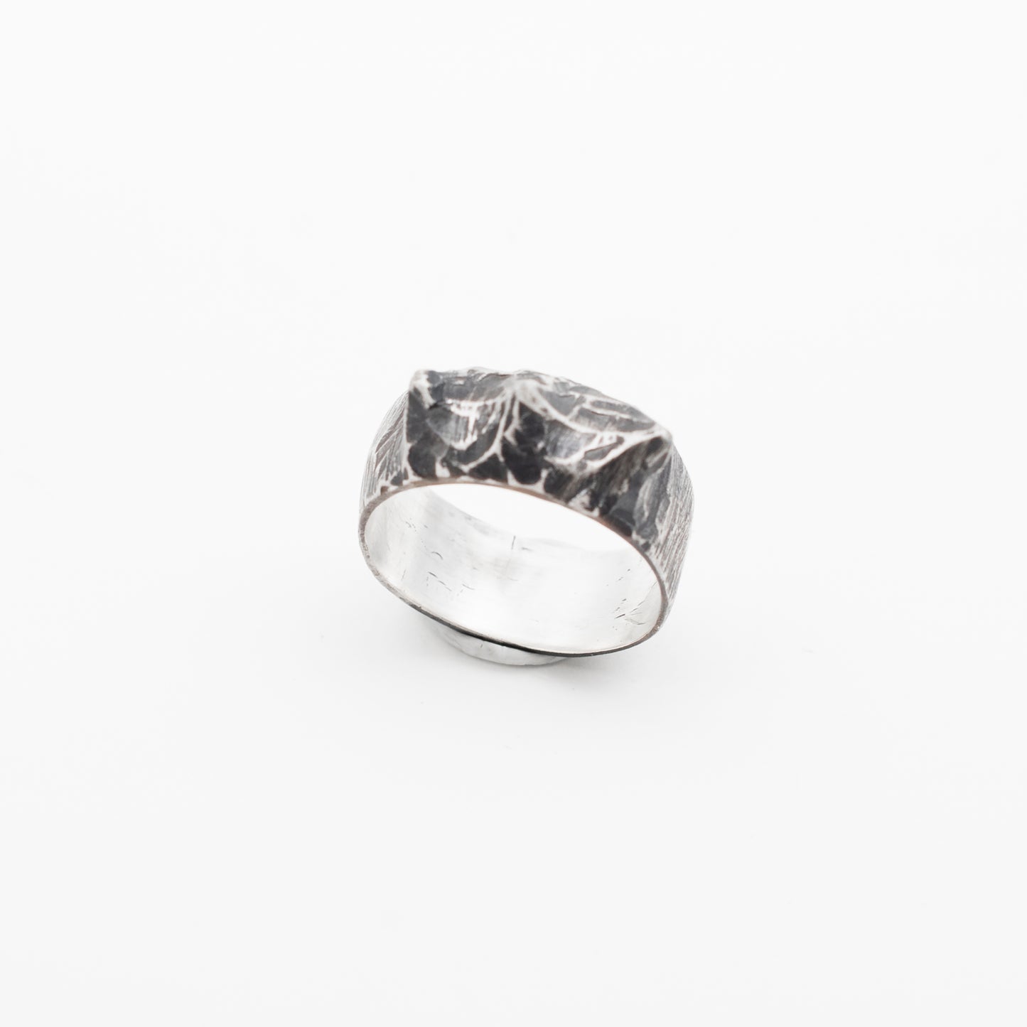 IX - Dark Circles Ring // Sterling Silver