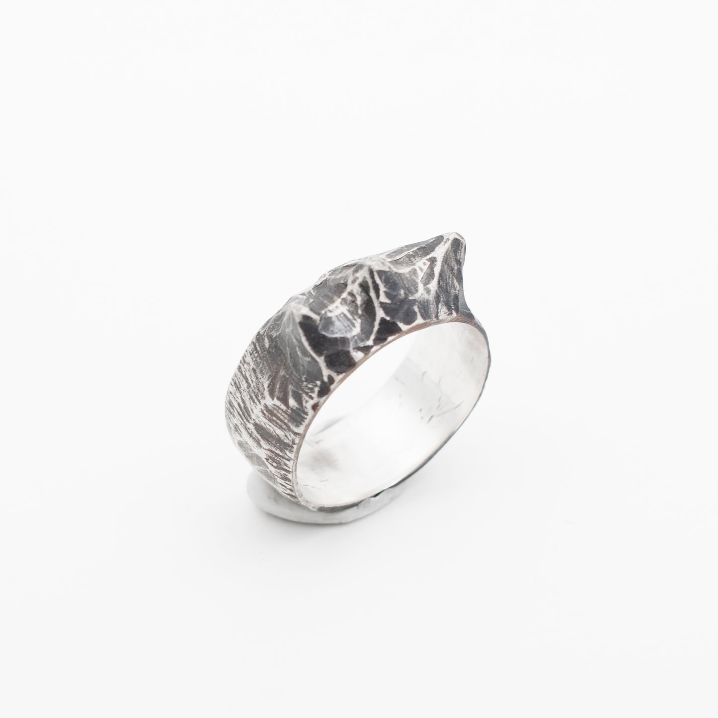 IX - Dark Circles Ring // Sterling Silver