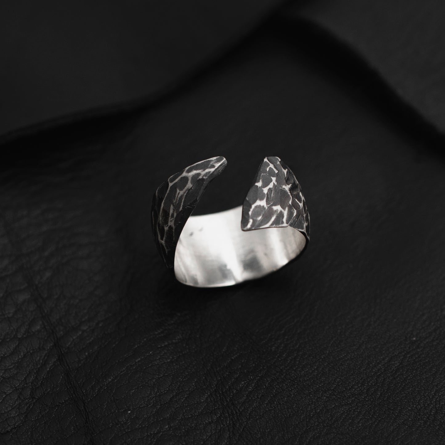 I - Cyber Care Ring // Sterling Silver