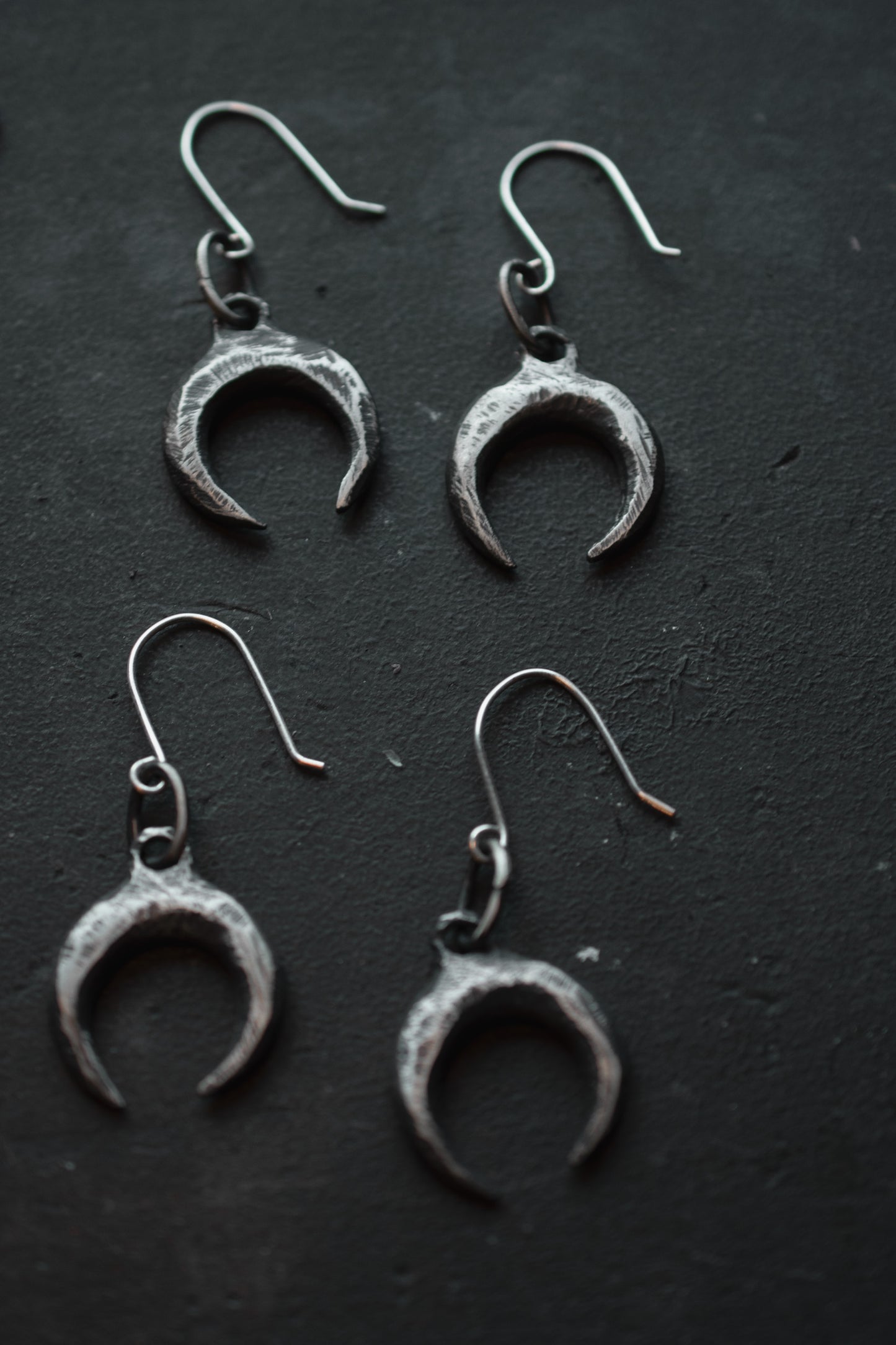 Short Cyanide Earring // Sterling Silver