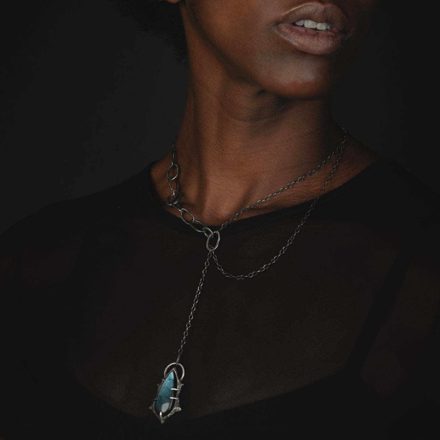 Night Necklace // Labradorite