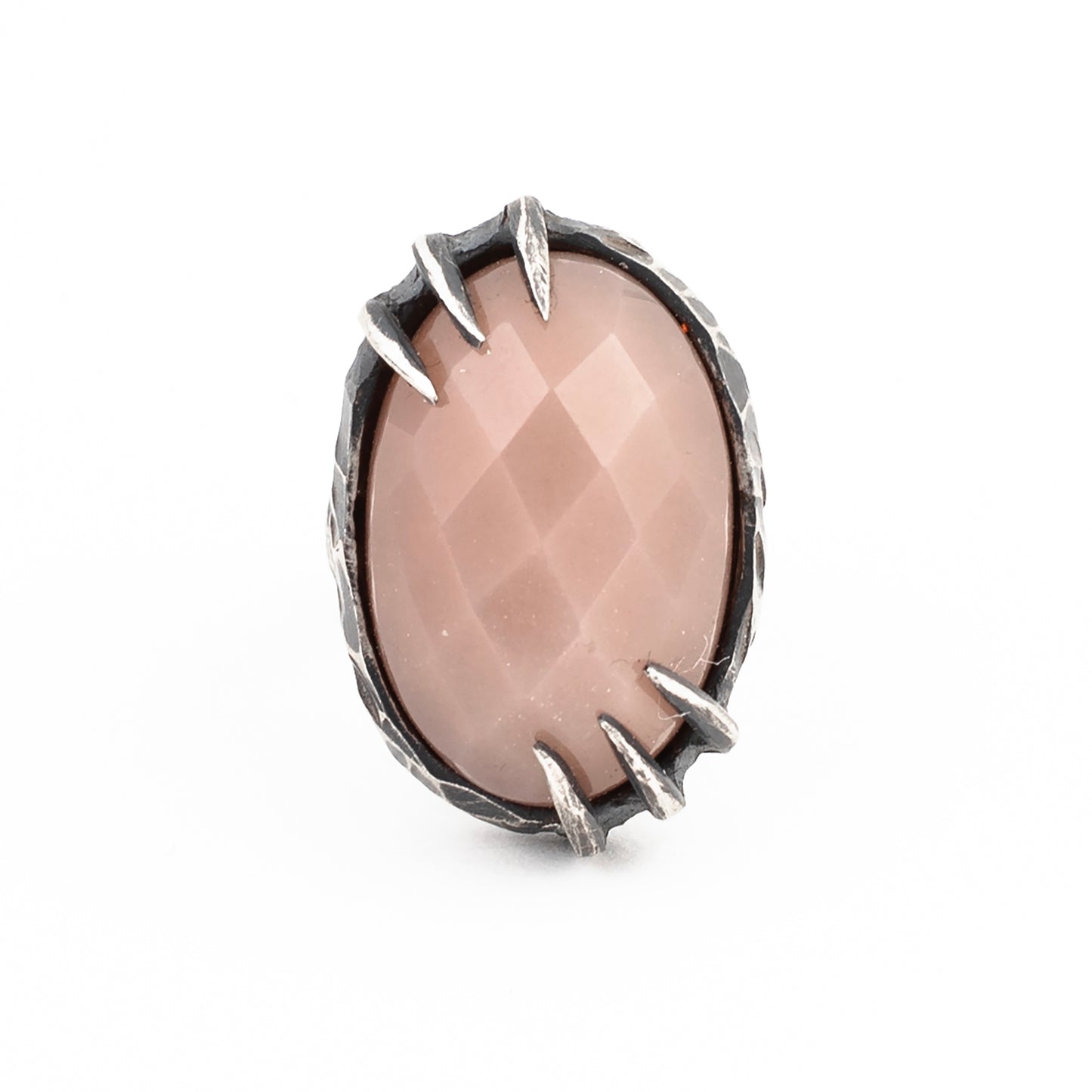 Bright Over Me Ring // Peach Moonstone