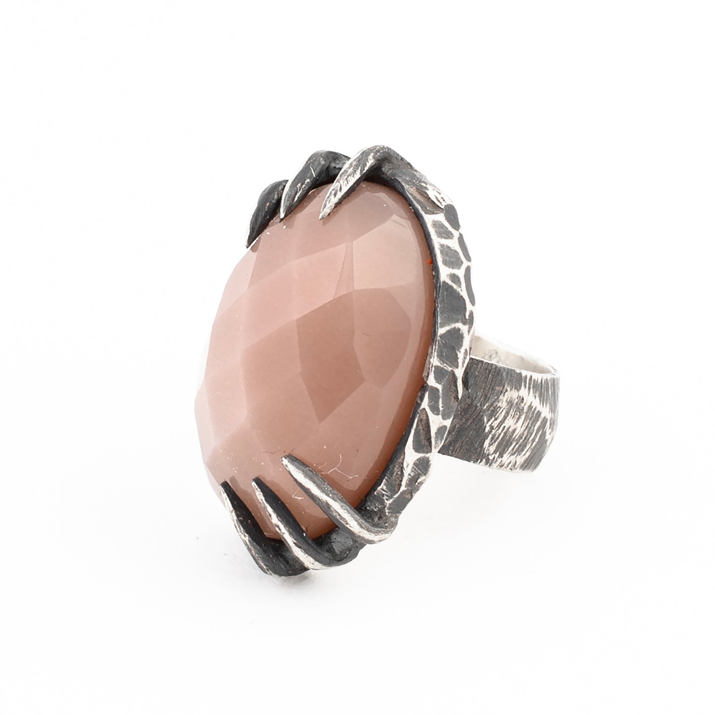 Bright Over Me Ring // Peach Moonstone