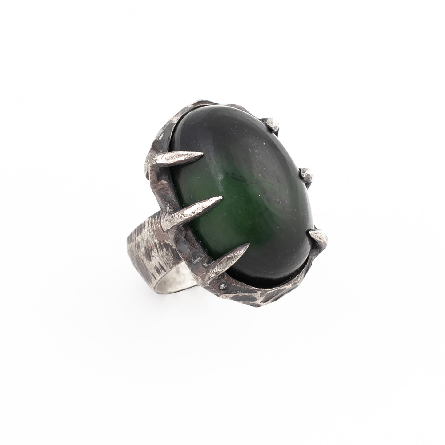 LA Looks Ring // Green Serpentine