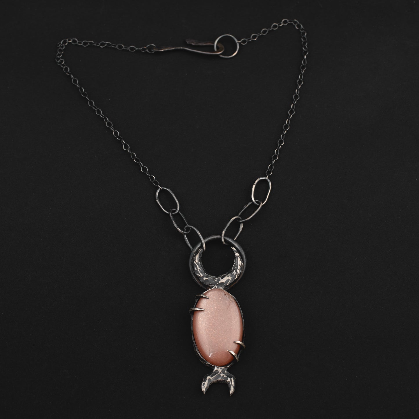All B*tches Die Necklace// Sunstone