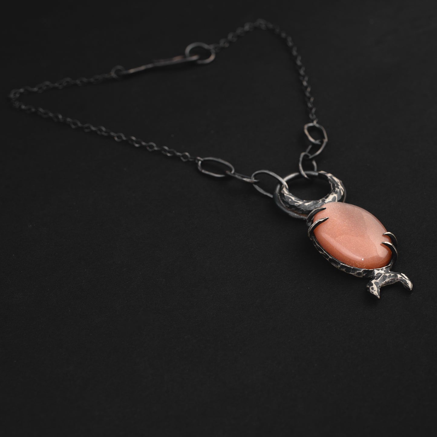 All B*tches Die Necklace// Sunstone